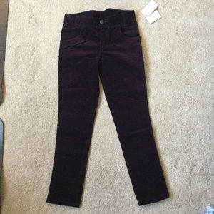 EUC Sz 10 Tea Collection burgundy corduroy pants